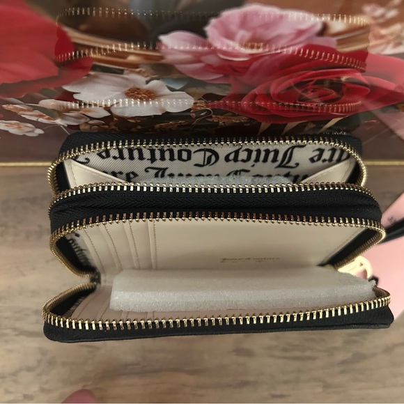Juicy Couture Black and Pink Wallet - Picture 3 of 4